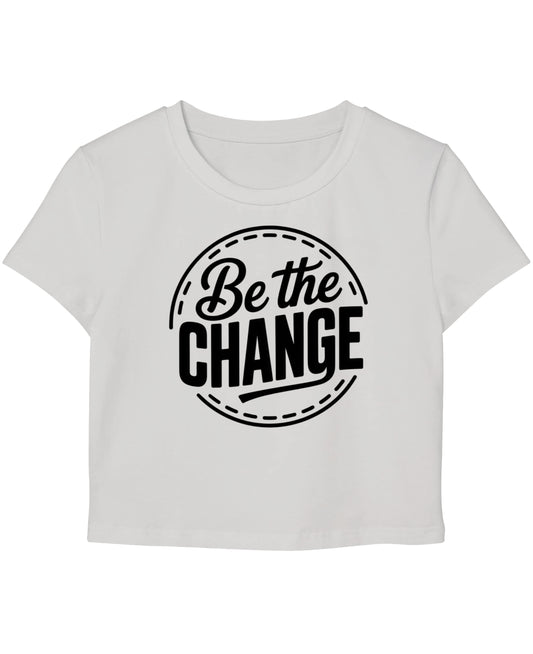 White Baby Tee Front Design
