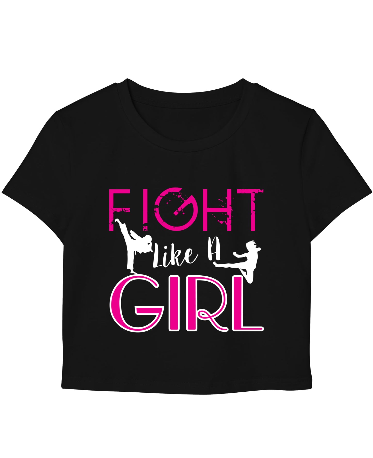 Black Baby Tee Front Design