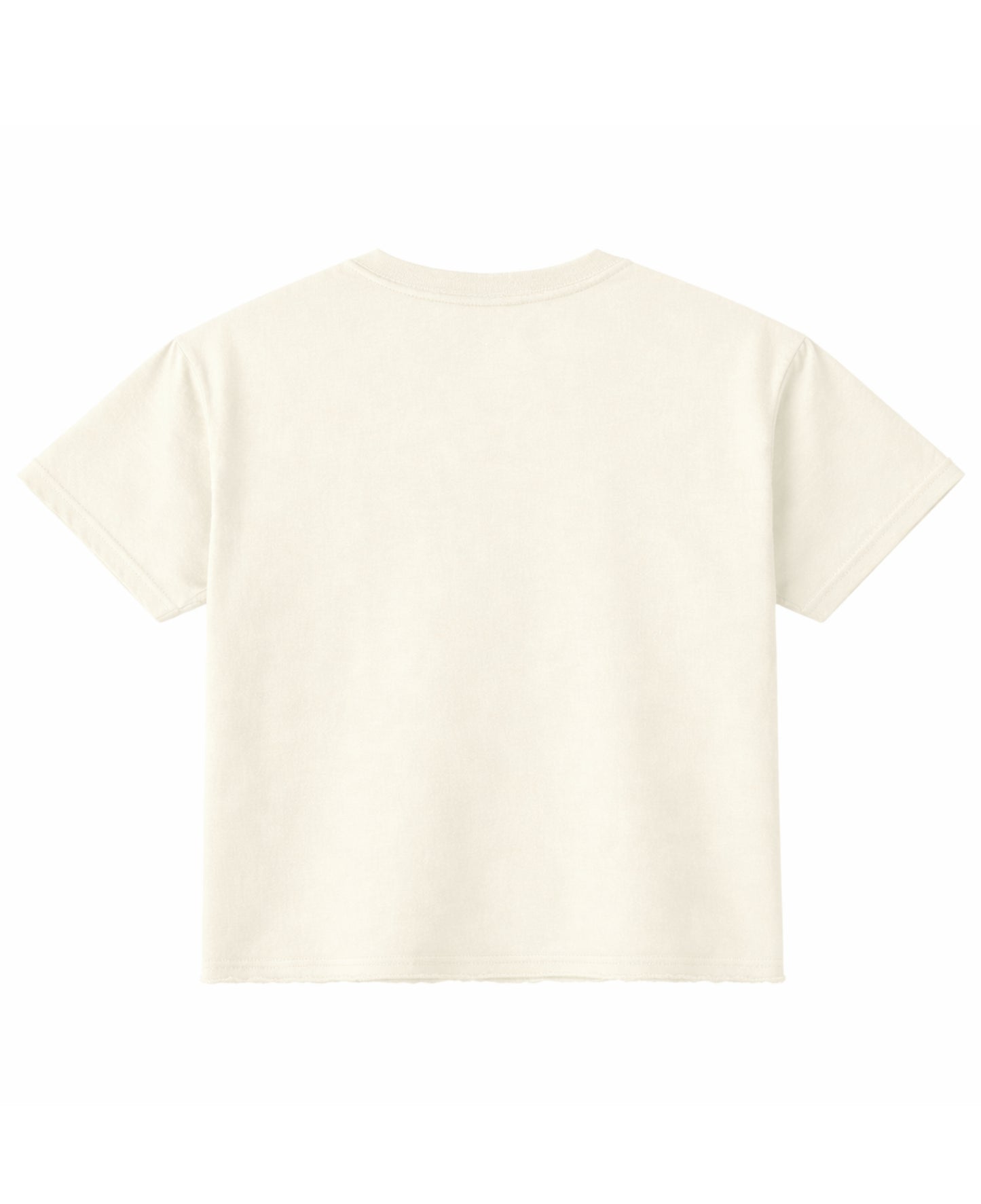 Off White Boxy Fit T-shirt Back Design