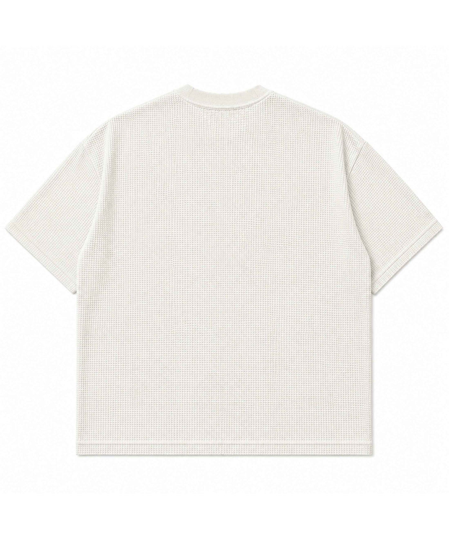 Off-White Waffle Boxy Fit