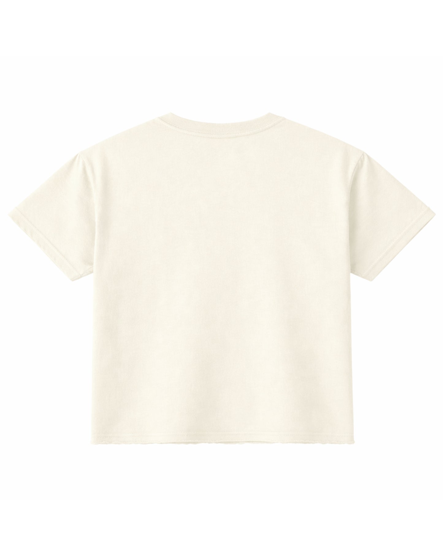Off White Boxy Fit T-shirt Back Design