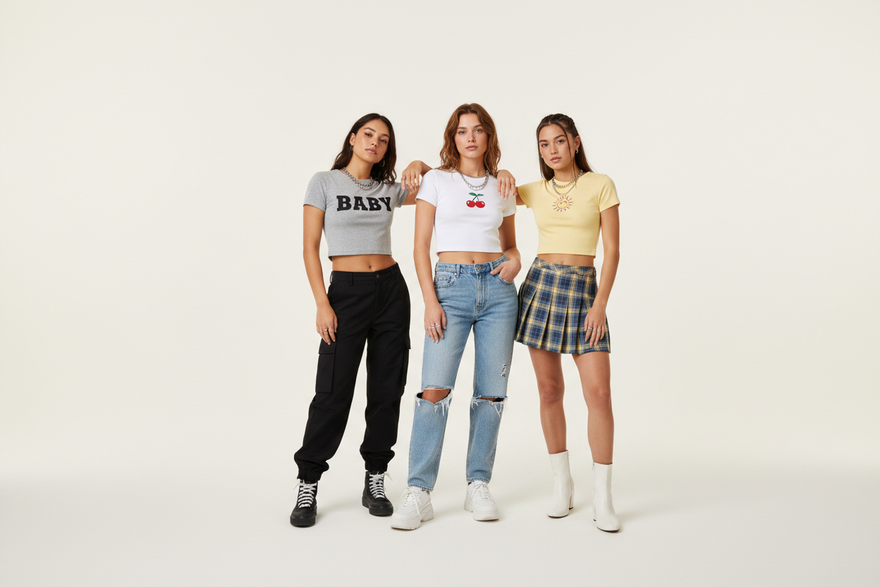 High-Quality Baby Tees | Ultimate Fitted Crop Tops | LitShirt