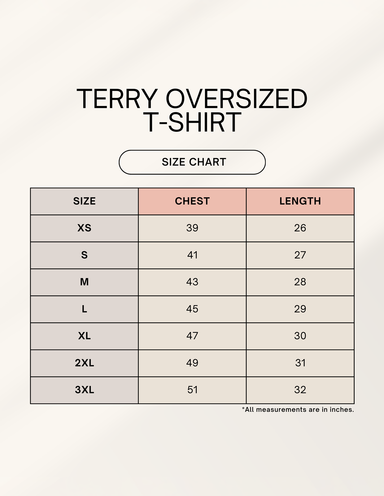 Unisex Terry Oversized Tee (260 GSM) Light Baby Pink