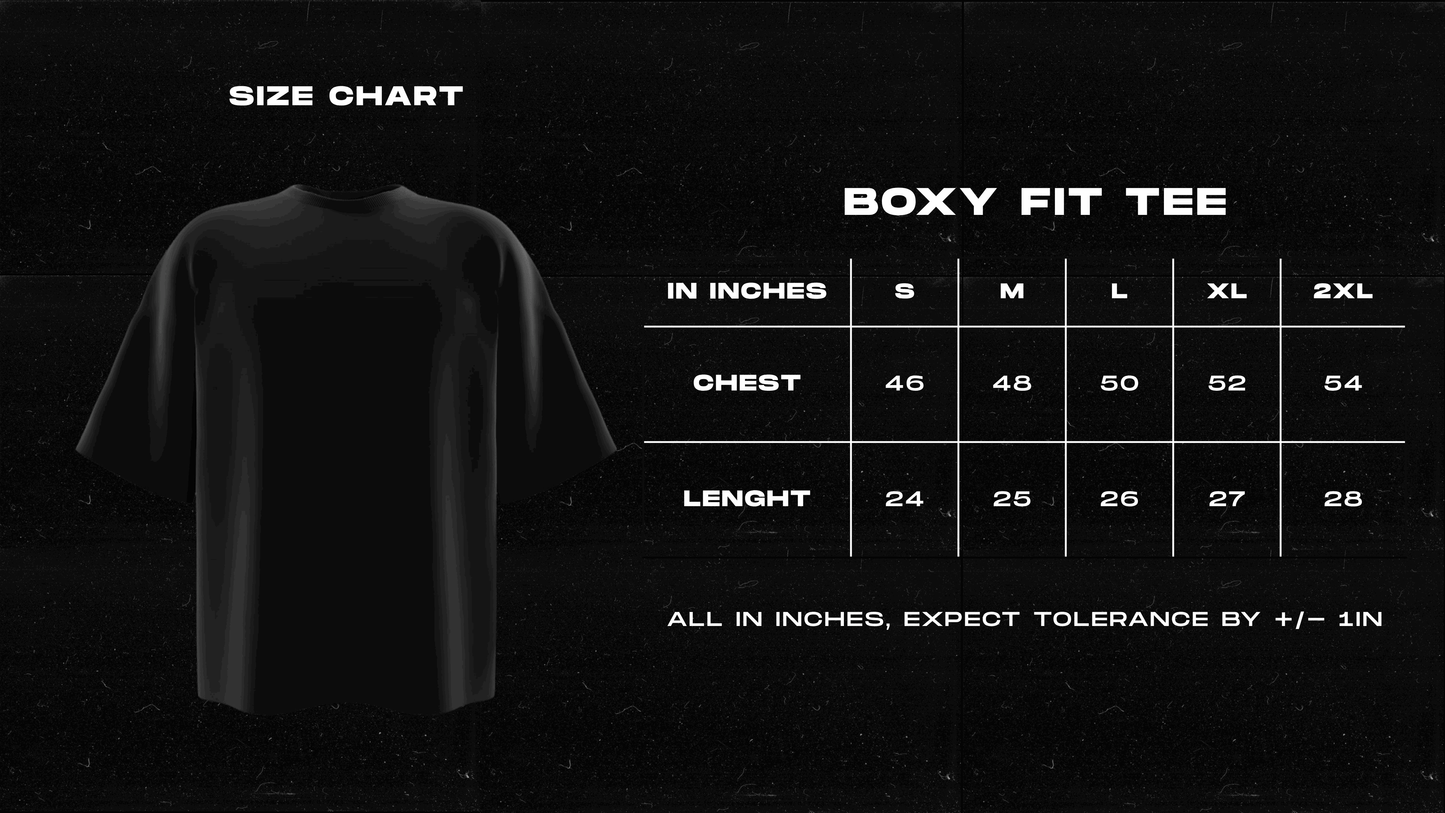 Vintage Graphic Denim Wash Boxy Fit T-shirt