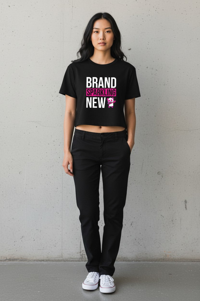 Brand Sparkling New Black Baby Tee