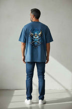 Urban Graphic Denim Wash Boxy Fit Tee