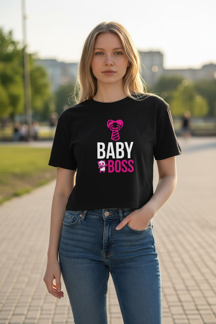 Baby Boss Black Baby Tee