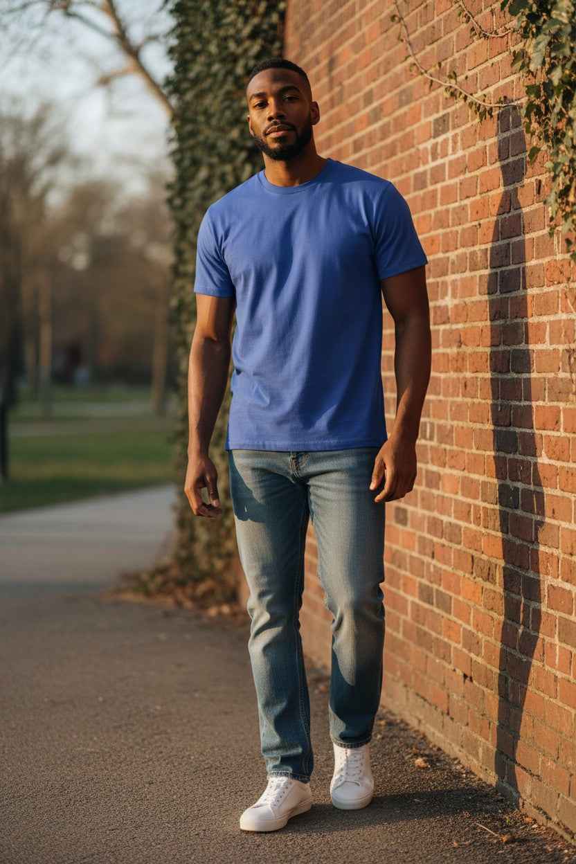 Blue Regular Fit T-Shirt