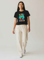 100 Days of School Black Baby Tee