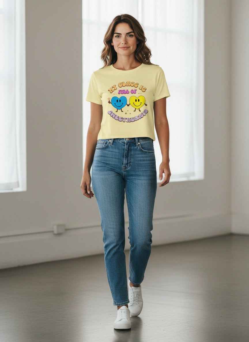 100 Days of School Butter Yellow Baby Tee