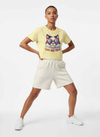 Cool Mom Vibes Butter Yellow Baby Tee