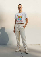 100 Days of School White Baby Tee