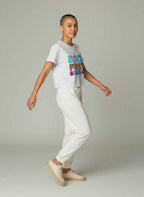 100 Days of School White Baby Tee