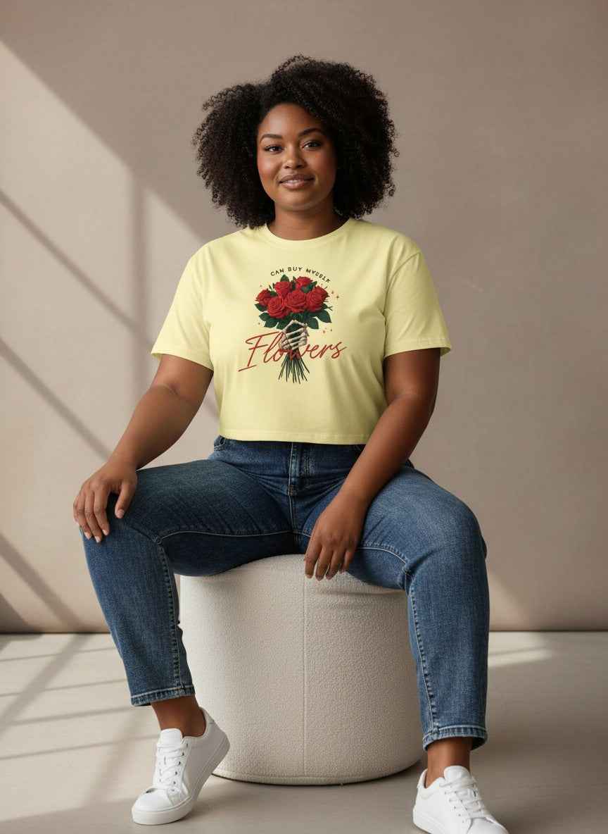 Anti Valentine's Day Butter Yellow Baby Tee