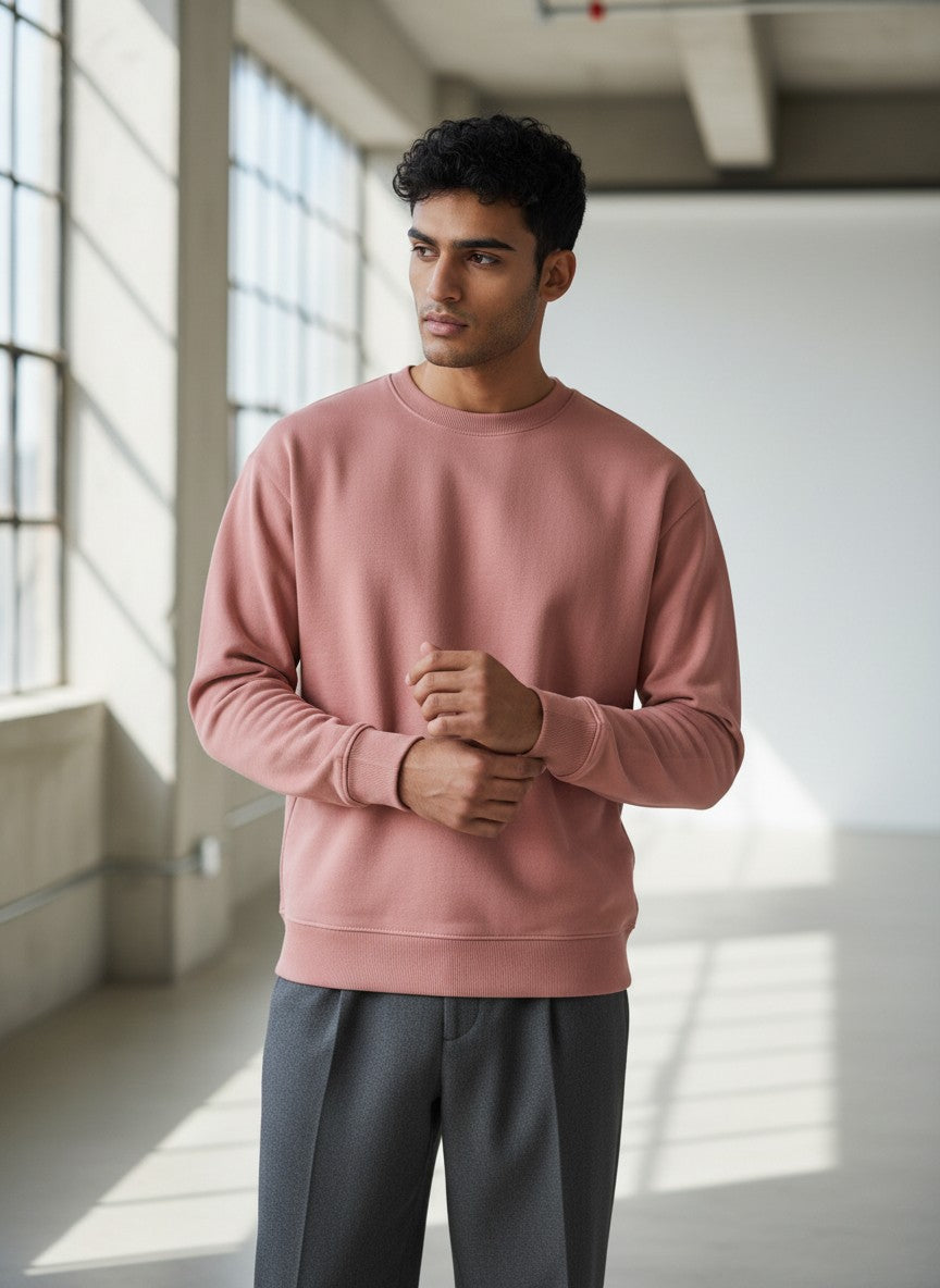 Apex Fleece 300 Coral Unisex Sweatshirt
