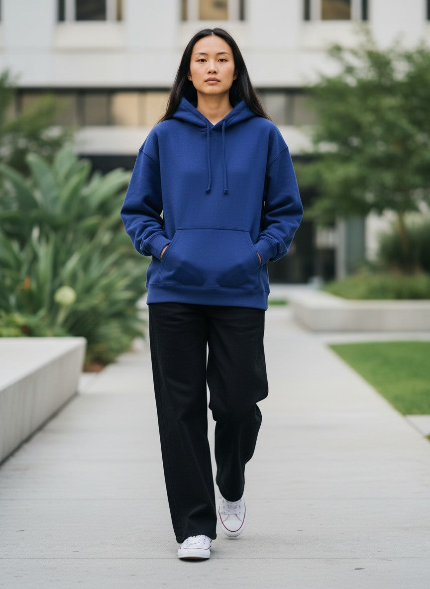 The CloudCore Heavyweight Royal Blue Unisex Hoodie