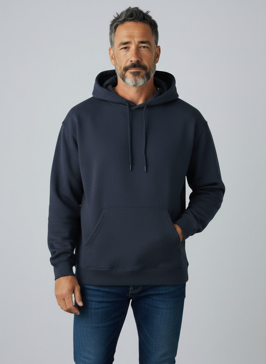 The CloudCore Heavyweight Navy Blue Unisex Hoodie