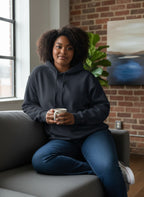 The CloudCore Heavyweight Navy Blue Unisex Hoodie