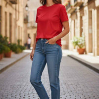 Red Regular Fit T-Shirt