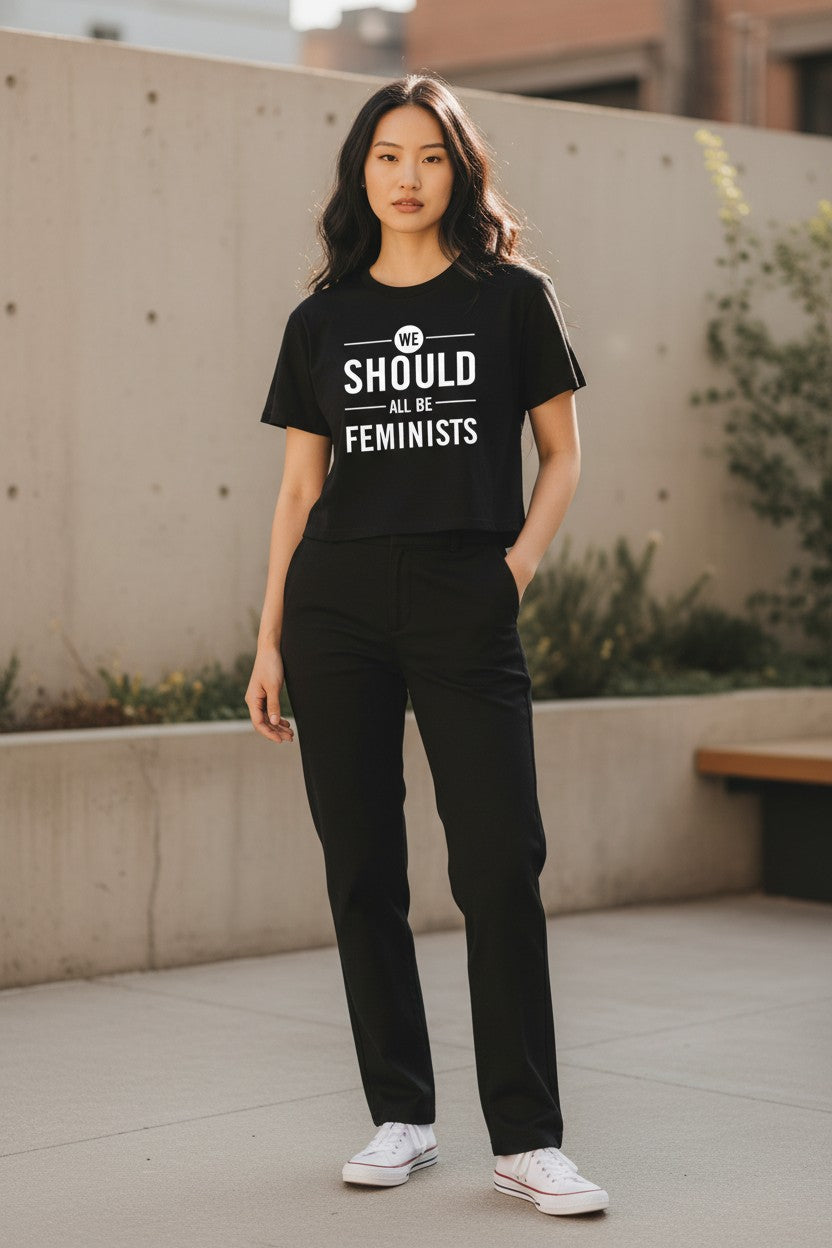 We Should All Be Feminists Black Baby Tee