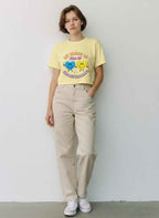 100 Days of School White Baby Tee