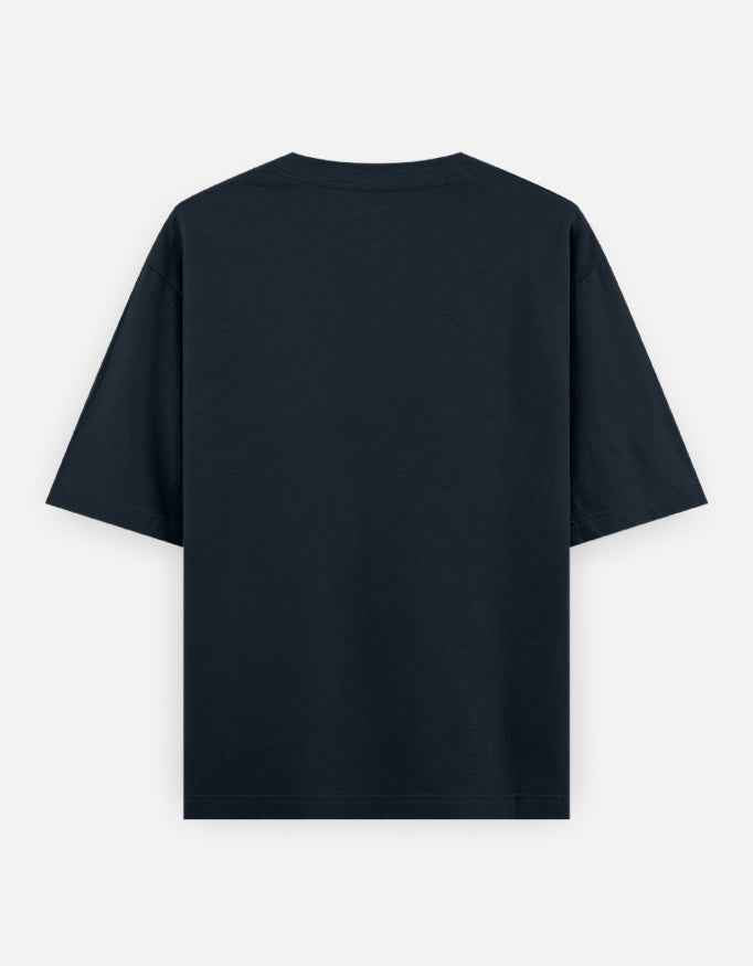 The 240 Heavy Unisex Oversized Classic T-Shirt Navy Blue