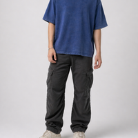 Denim Wash Boxy Fit T-shirt - LitShirt