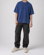 Denim Wash Boxy Fit T-shirt - LitShirt