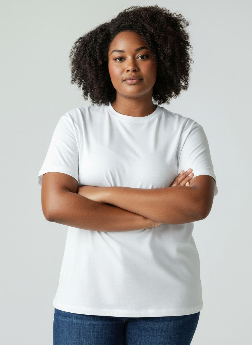 White Unisex Standard Crew T-Shirt