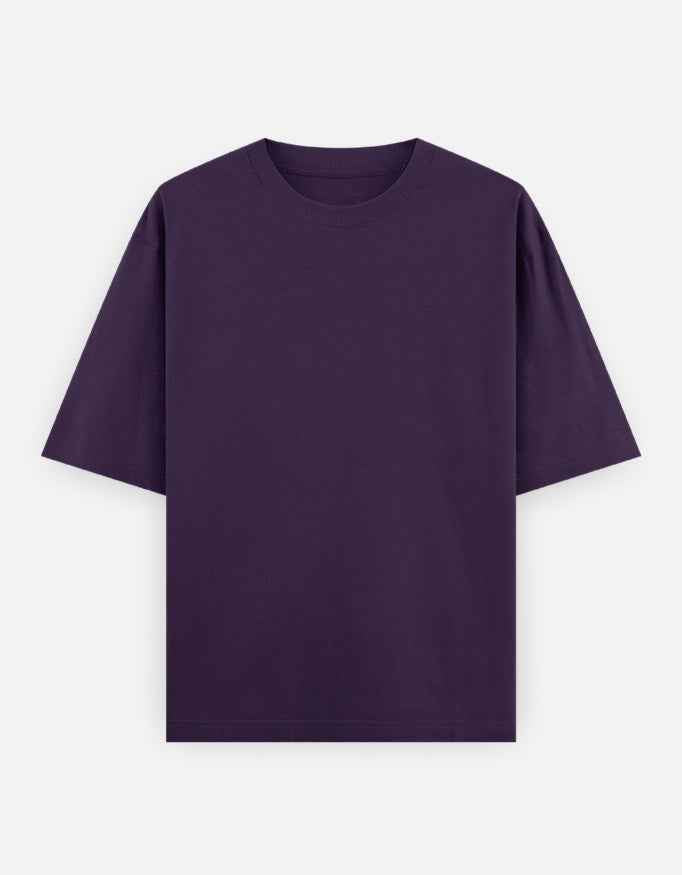 The 240 Heavy Unisex Oversized Classic T-Shirt Purple