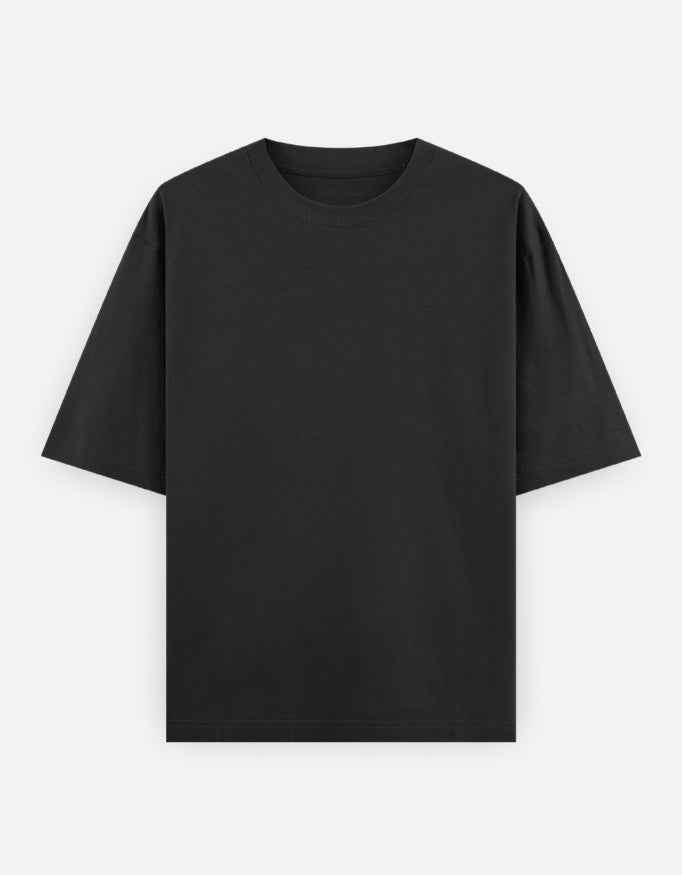 The 240 Heavy Unisex Oversized Classic T-Shirt Black