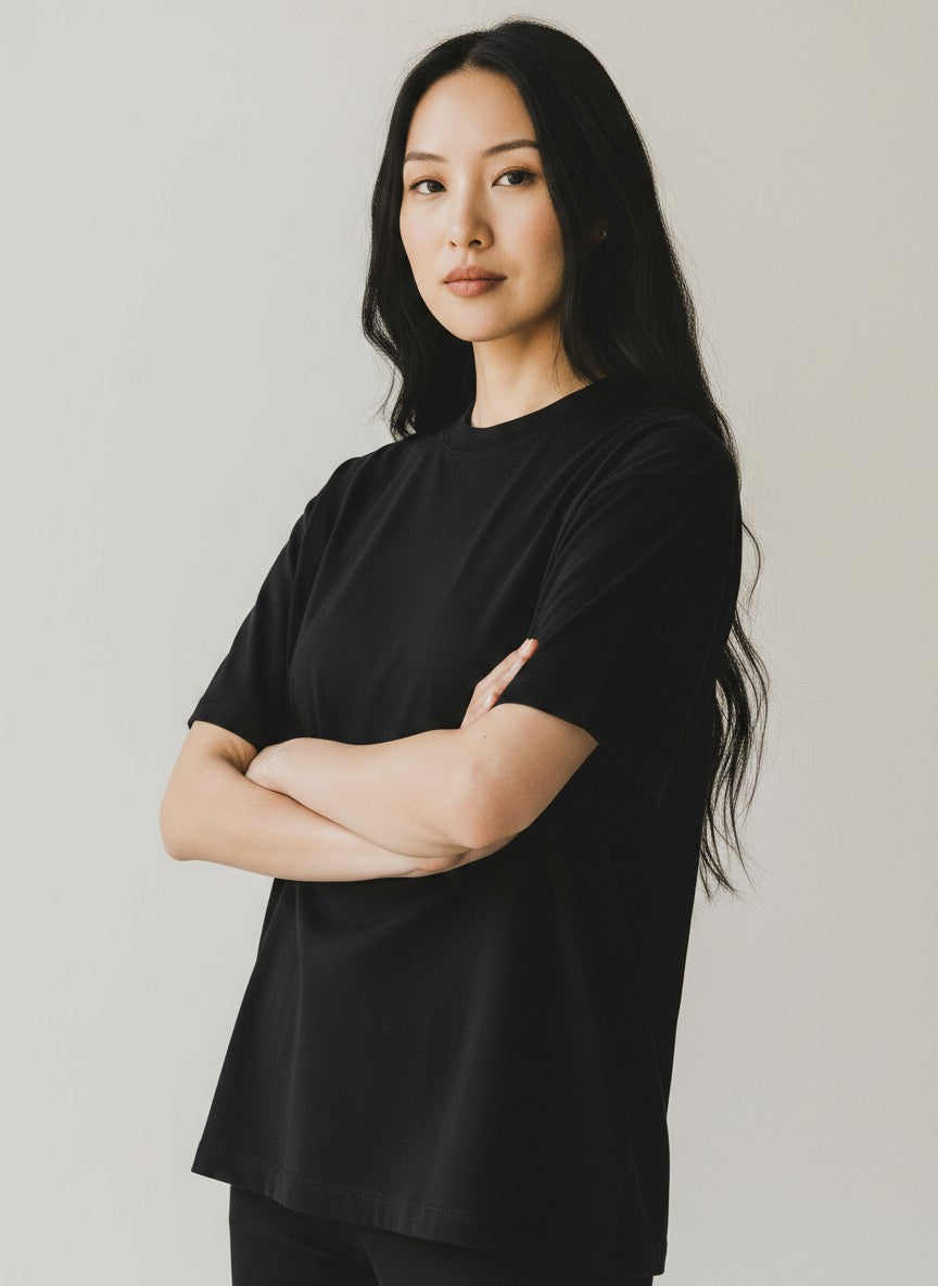 Black Unisex Standard Crew T-Shirt