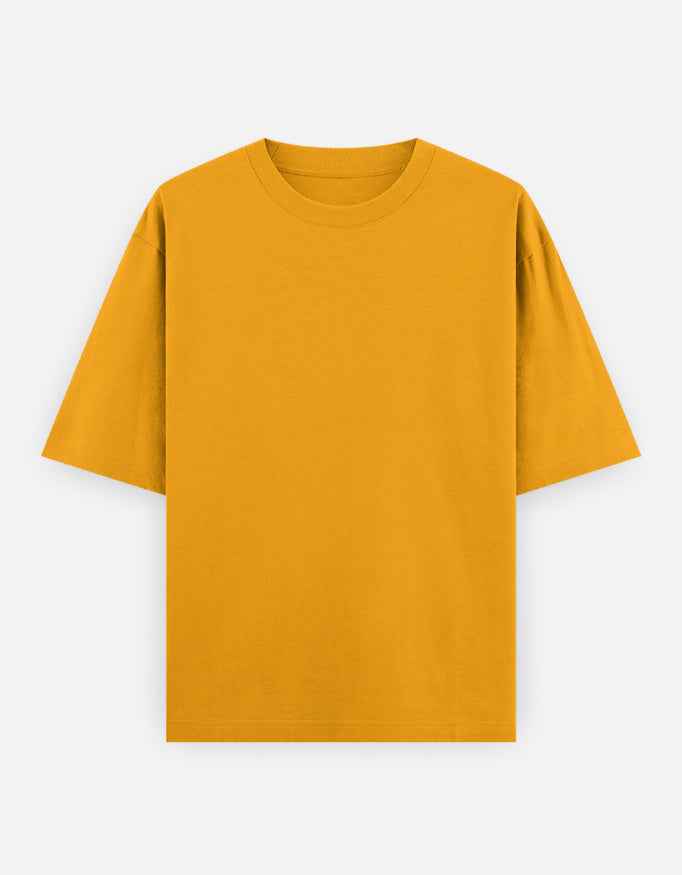 The 240 Heavy Unisex Oversized Classic T-Shirt Golden Yellow