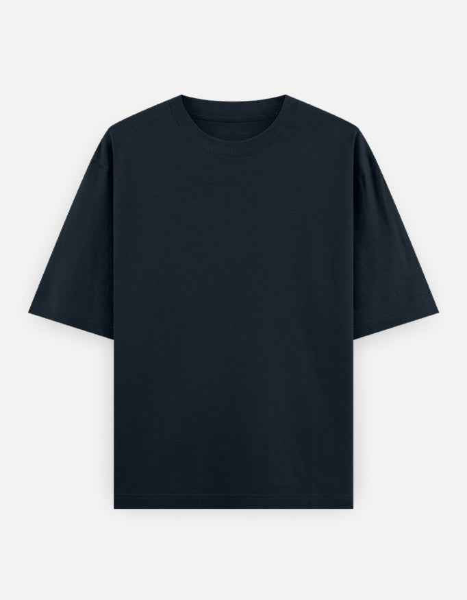 The 240 Heavy Unisex Oversized Classic T-Shirt Navy Blue