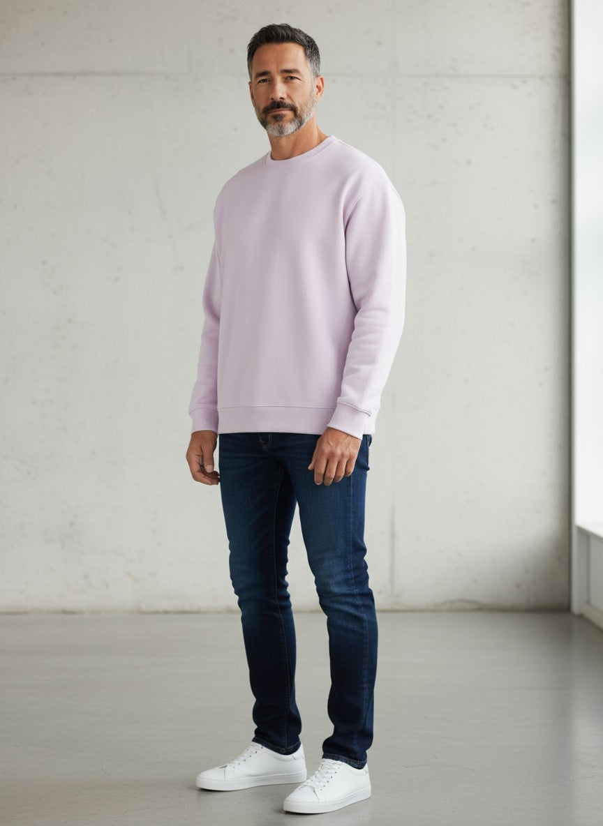 The 400 Slouch Light Baby Pink Unisex Oversized Sweatshirt