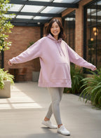 The CloudCore Heavyweight Light Baby Pink Unisex Hoodie