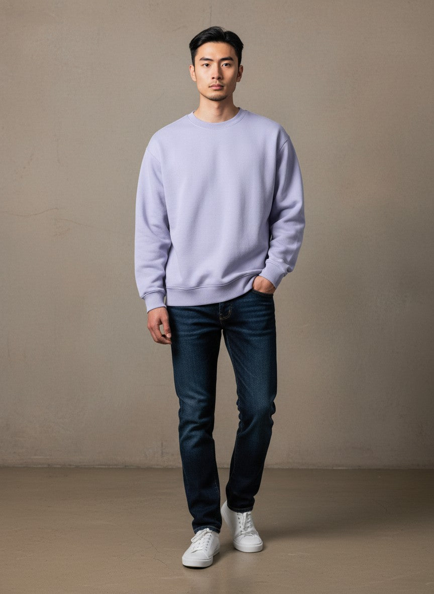 The 400 Slouch Lavender Unisex Oversized Sweatshirt