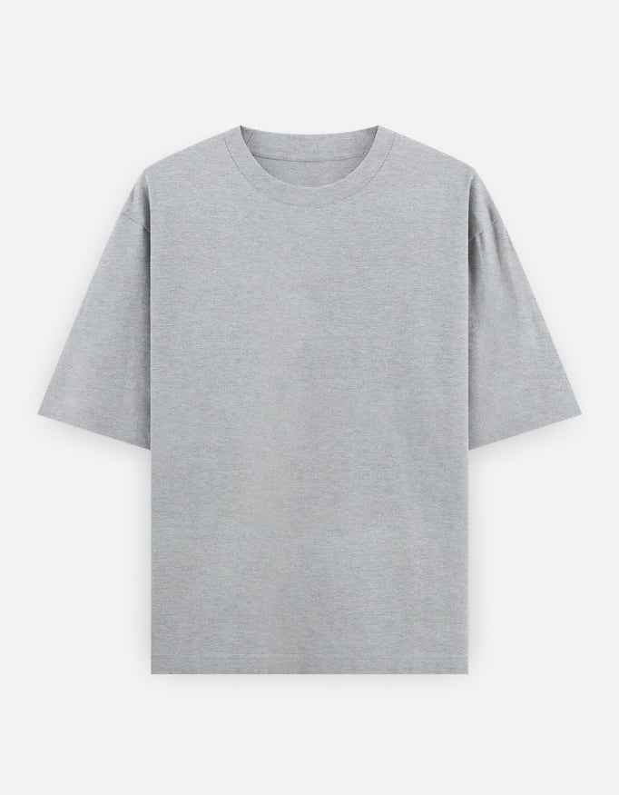 The 240 Heavy Unisex Oversized Classic T-Shirt Grey Mélange