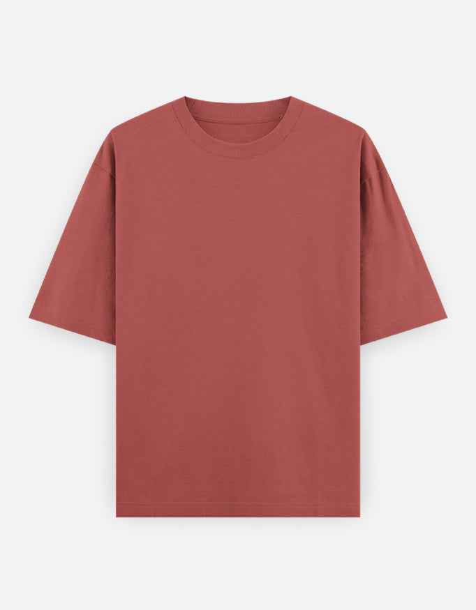 The 240 Heavy Unisex Oversized Classic T-Shirt Coral