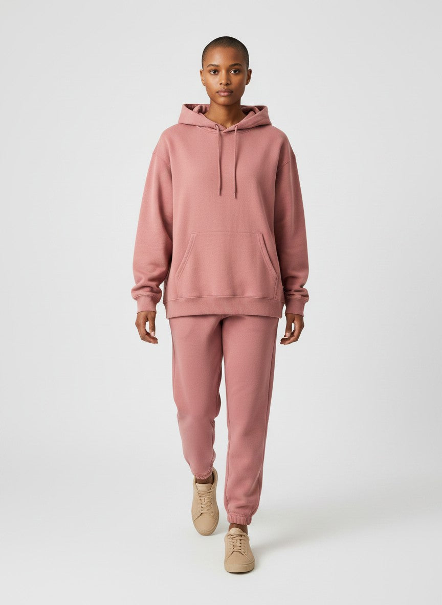 The CloudCore Heavyweight Coral Unisex Hoodie