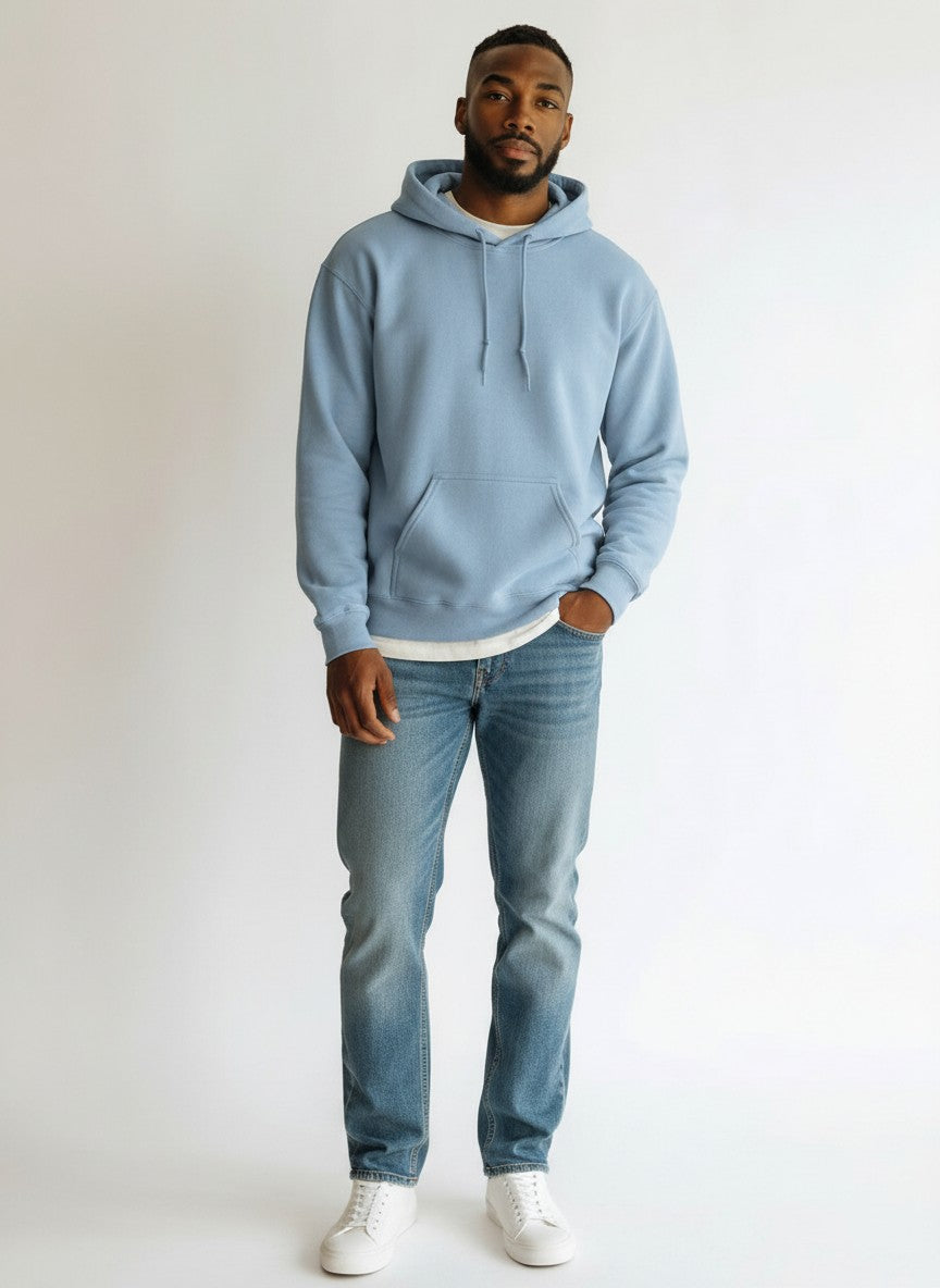 The CloudCore Heavyweight Baby Blue Unisex Hoodie