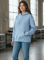 The CloudCore Heavyweight Baby Blue Unisex Hoodie