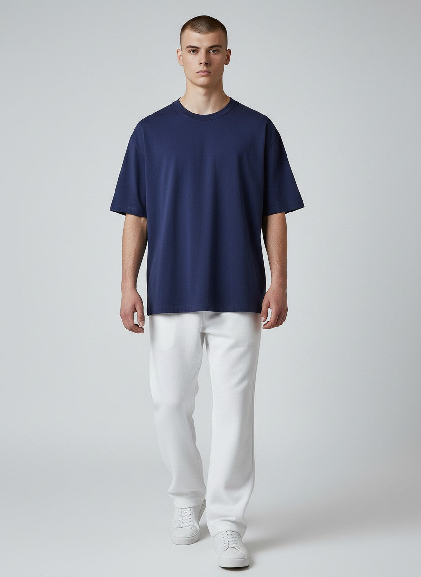 The 240 Heavy Unisex Oversized Classic T-Shirt Royal Blue
