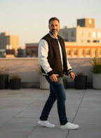 The Derby 300  Black Unisex Varsity Jacket
