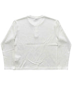 White Henley waffle knit - LitShirt