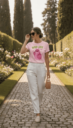 Trendy Boo Jee Baby Pink Baby Tee