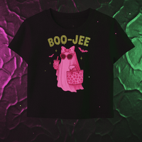 Trendy Boo Jee Black Baby Tee