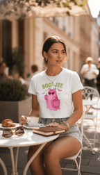 Trendy Boo Jee White Baby Tee