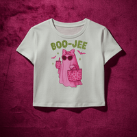 Trendy Boo Jee White Baby Tee