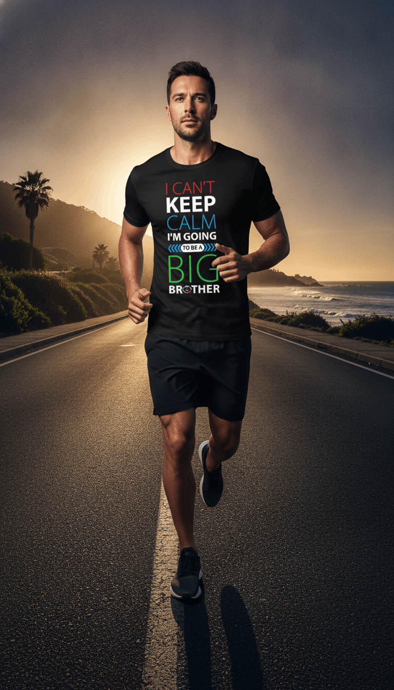 I Can't Keep Calm I'm Going To Be A Big Brother Oversized T-Shirt